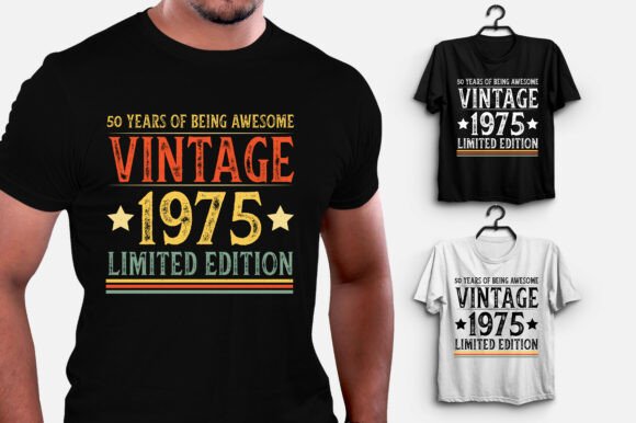 50 Years of Being Awesome: A Vintage 1975 T-Shirt Design Review
