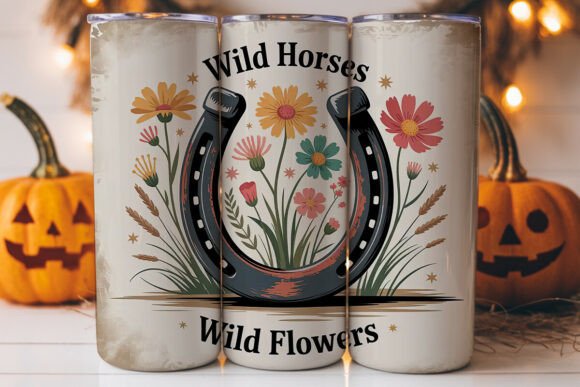 A Bold Tumbler Wrap Graphic for Creative Design Assets