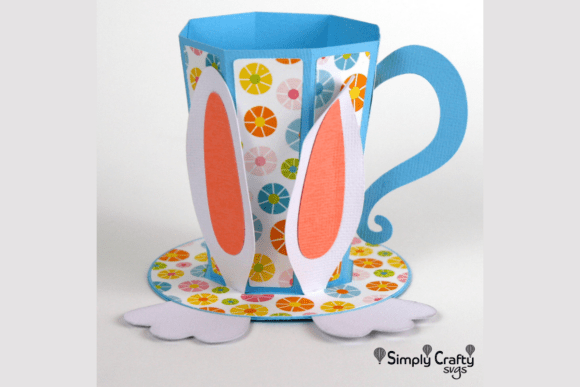 Bunny Ears Hat Mug SVG: A Charming 3D Easter Design