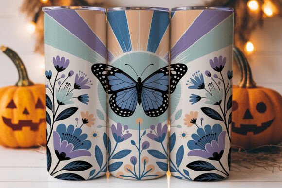Butterfly Bloom 20oz Tumbler Wrap: A Graphics Gem for Local Brands