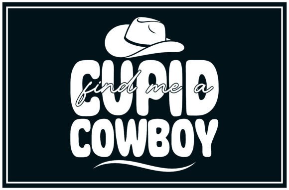 Cupid Cowboy, Find Love: A Versatile SVG for T-Shirt Designs
