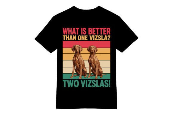 Funny Two Vizslas Dog T-shirt: A Graphic for Local Branding
