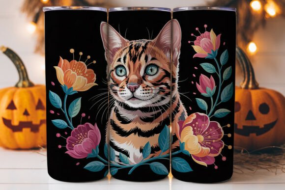 Magical Bengal Cat Tumbler Wrap: A Graphics Gem
