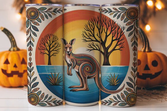 Review: Aboriginal Kangaroo 20oz Tumbler Wrap Graphics