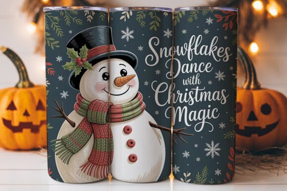 Review: Snowman Christmas Magic Tumbler Wrap Graphics