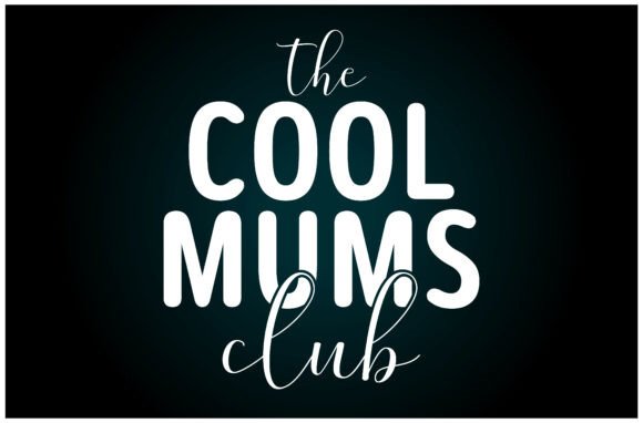 The Cool Mums Club Svg T Shirt: A Versatile Graphics Asset